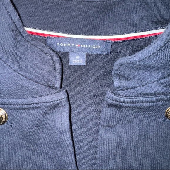 Tommy Hilfiger Women's Navy Double-Breasted Jacket - Picture 3 of 3
